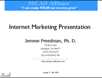 Internet Marketing Presentation